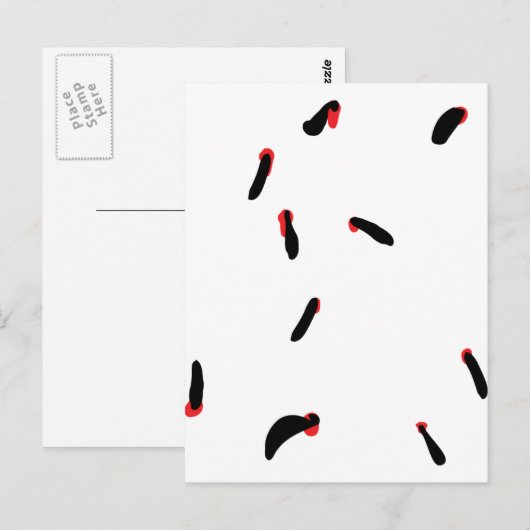 bloedzuigers briefkaart (Voorkant / Achterkant)