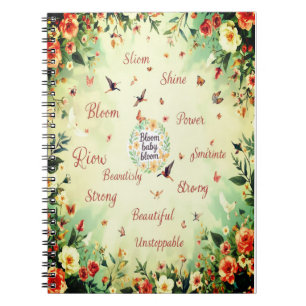 Bloei Baby Bloei - Bloem Notebook Notitieboek