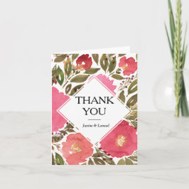 Bloei Bloemen Bedankt Kaart