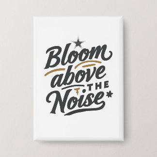 Bloei Boven de Ruis | Inspirerende Retro Button