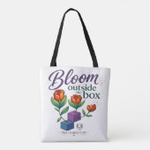 Bloei buiten de doos - Geen beperking Tote Bag (Achterkant)