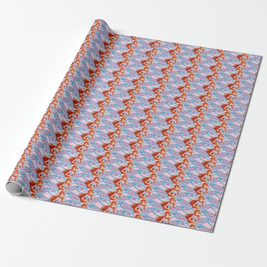 Bloei Cadeaupapier (Uitgerold)