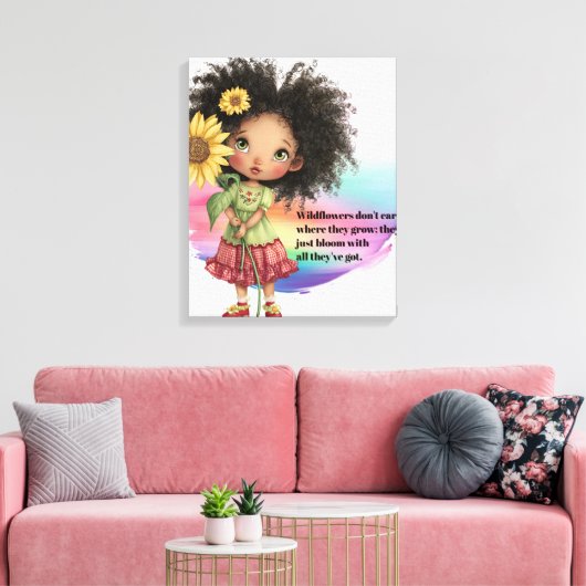 Bloei Canvas Afdruk (Insitu (Woonkamer))