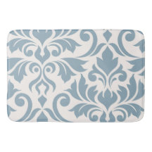 Bloei Damask Art I Blue op Cream