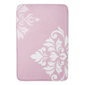 Bloei Damast Art II Pinks & White Badmat (Voorkant Verticaal)
