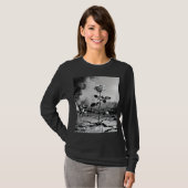 Bloei door de strijd t-shirt (Voorkant volledig)