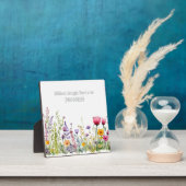 Bloei door strijd: Bloemen Ezel Plaque Fotoplaat (Insitu)