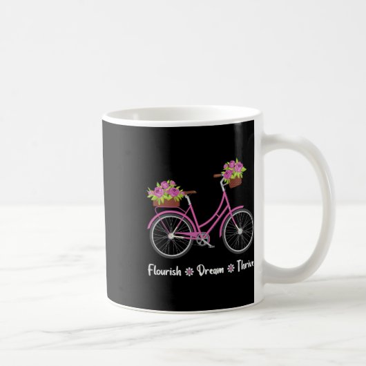 Bloei Droom Bloei Bloemige Fiets Fijne 8 Koffiemok (Rechts)