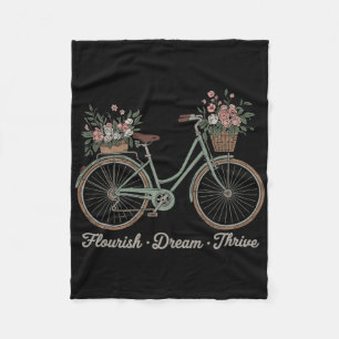 Bloei Droom Bloei Bloemrijke Fiets Trump Subtiel W Fleece Deken