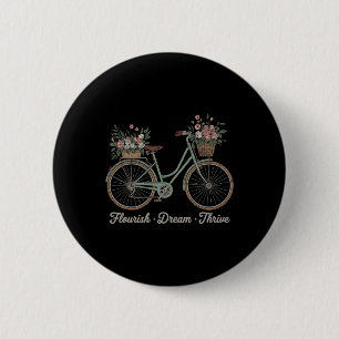 Bloei Droom Bloei Bloemrijke Fiets Trump Subtiel W Ronde Button 5,7 Cm