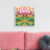 Bloei Eeuwig Canvas Afdruk (Insitu (Woonkamer))
