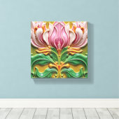 Bloei Eeuwig Canvas Afdruk (Insitu (Houten vloer))