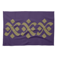 Bloei Elegant Paarse en donkerbeige