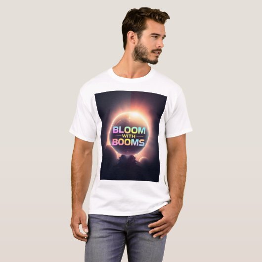 Bloei en bloei: bloeien met kracht t-shirt (Voorkant volledig)