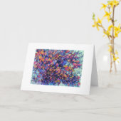 Bloei en Butterflys Kaart (Gele Bloem)