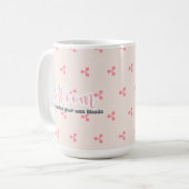 Bloei, en let op je eigen Weeds Coffee Mok (Voorkant links)