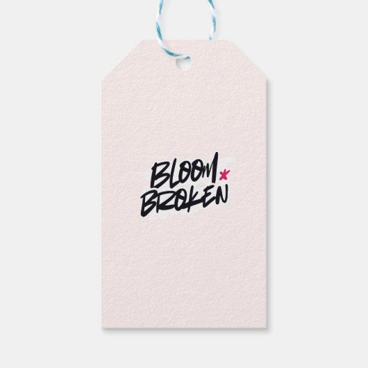 BLOEI GEBROKEN CADEAULABEL (Achterkant)