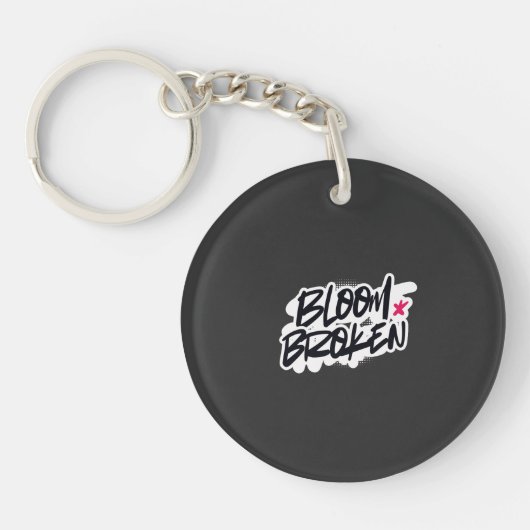 BLOEI GEBROKEN SLEUTELHANGER (Voorkant)