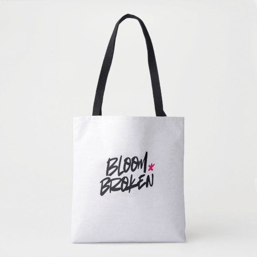 BLOEI GEBROKEN TOTE BAG (Voorkant)