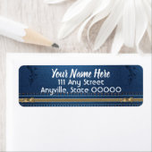 Bloei Geschilderde Jeans Denim Etiket (Insitu)