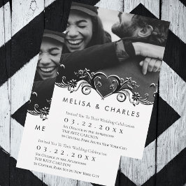 Bloei hart foto kaart