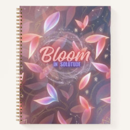 Bloei in afzondering Esthetische bloemige zachte p Notitieboek