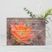 Bloei in oranje kaart (Staand voorkant)