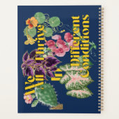 Bloei in verschillende omstandigheden Vintage Plan Planner (Achterkant)