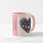 "Bloei in Zijn Geschenken" Koffie Mok (Voorkant rechts)
