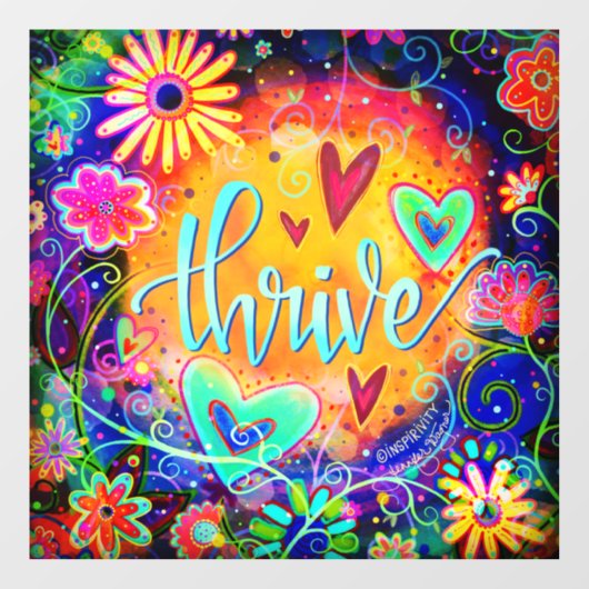 Bloei “Inspirivity” Raamsticker (Vel)