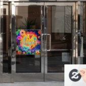 Bloei “Inspirivity” Raamsticker (Kantoordeur)