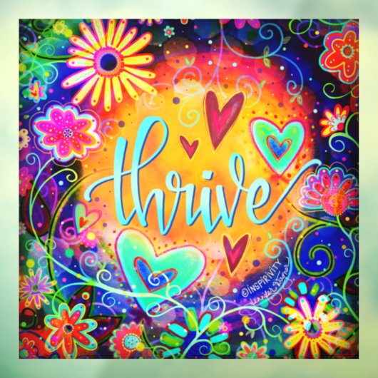 Bloei “Inspirivity” Raamsticker (Vel 3)