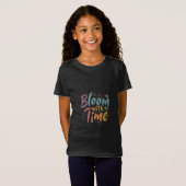 Bloei met de tijd t-shirt (Voorkant volledig)