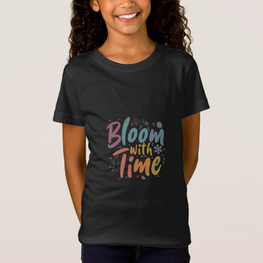 Bloei met de tijd t-shirt (Voorkant)