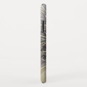 Bloei met gouden moderne abstracte fractale bloem Case-Mate iPhone case (Achterkant/rechts)
