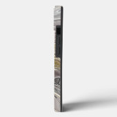Bloei met gouden moderne abstracte fractale bloem Case-Mate iPhone case (Achterkant / Links)