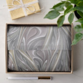 Bloei met gouden moderne abstracte fractale bloem tissuepapier (Geschenk)