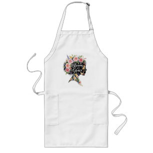 Bloei met Grace Elegante Bloemen Inspirerend Kunst Lang Schort