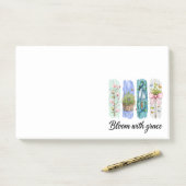 Bloei met Grace Garden Bloemenkunst Post-it® Notes (Op bureau)