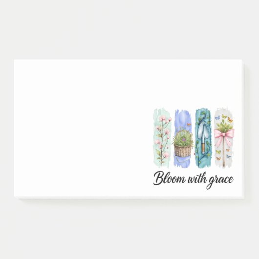 Bloei met Grace Garden Bloemenkunst Post-it® Notes (Voorkant)