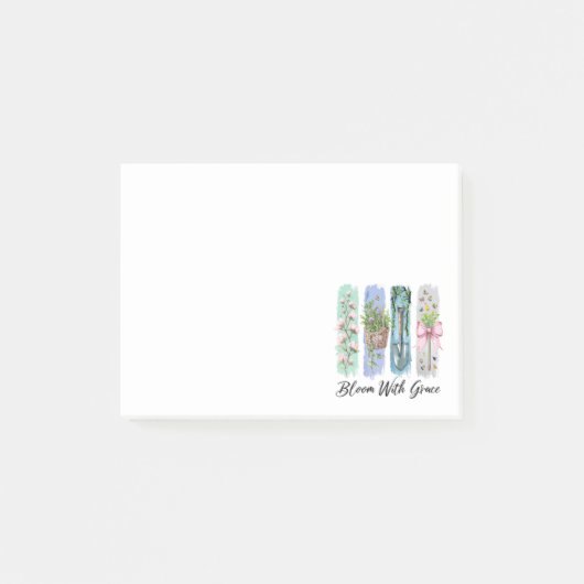 Bloei met Grace Garden Bloemenkunst Post-it® Notes (Voorkant)