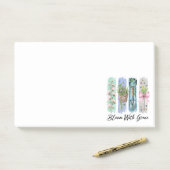Bloei met Grace Garden Bloemenkunst Post-it® Notes (Op bureau)