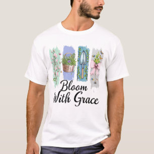 Bloei met Grace Garden Bloemenkunst T-shirt