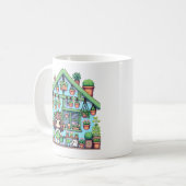 Bloei met Grace | Kawaii Meisje met Planten Koffiemok (Voorkant links)