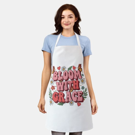 Bloei met Grace Retro Schort (Gedragen)
