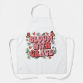 Bloei met Grace Retro Schort (Voorkant)