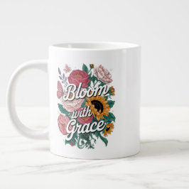 Bloei met gratie  grote koffiekop