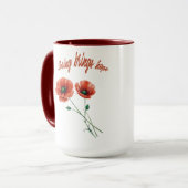 Bloei met hoop - Spring Flower Mok (Voorkant links)
