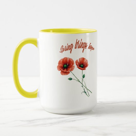 Bloei met hoop - Spring Flower Mok (Links)