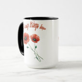 Bloei met hoop - Spring Flower Mok (Voorkant links)